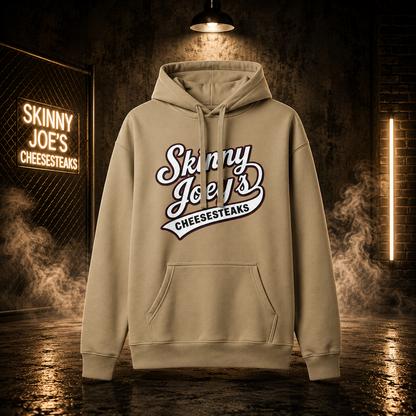 Skinny Joeys Cheesesteaks Hooded Sweatshirt - Philly Diner Logo Pullover - back view - Skinny Joey's Cheesesteaks