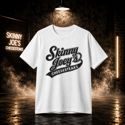 Skinny Joeys Cheesesteaks T-Shirt - back view - Skinny Joey's Cheesesteaks