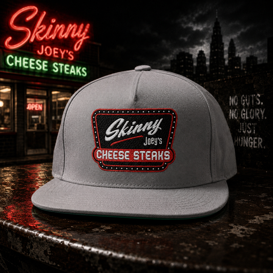 Skinny Joey's Embroidered Flat Bill Cap