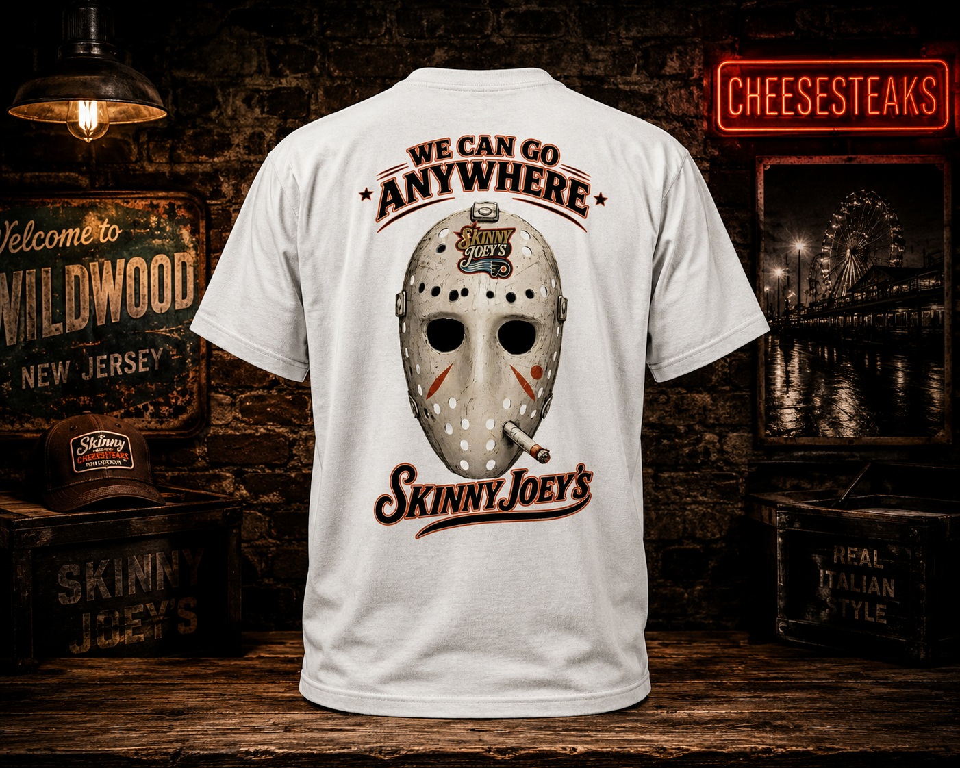 Limited Drop: Skinny Joeys Playoff Hockey Unisex Cut & Sew Tee (AOP)