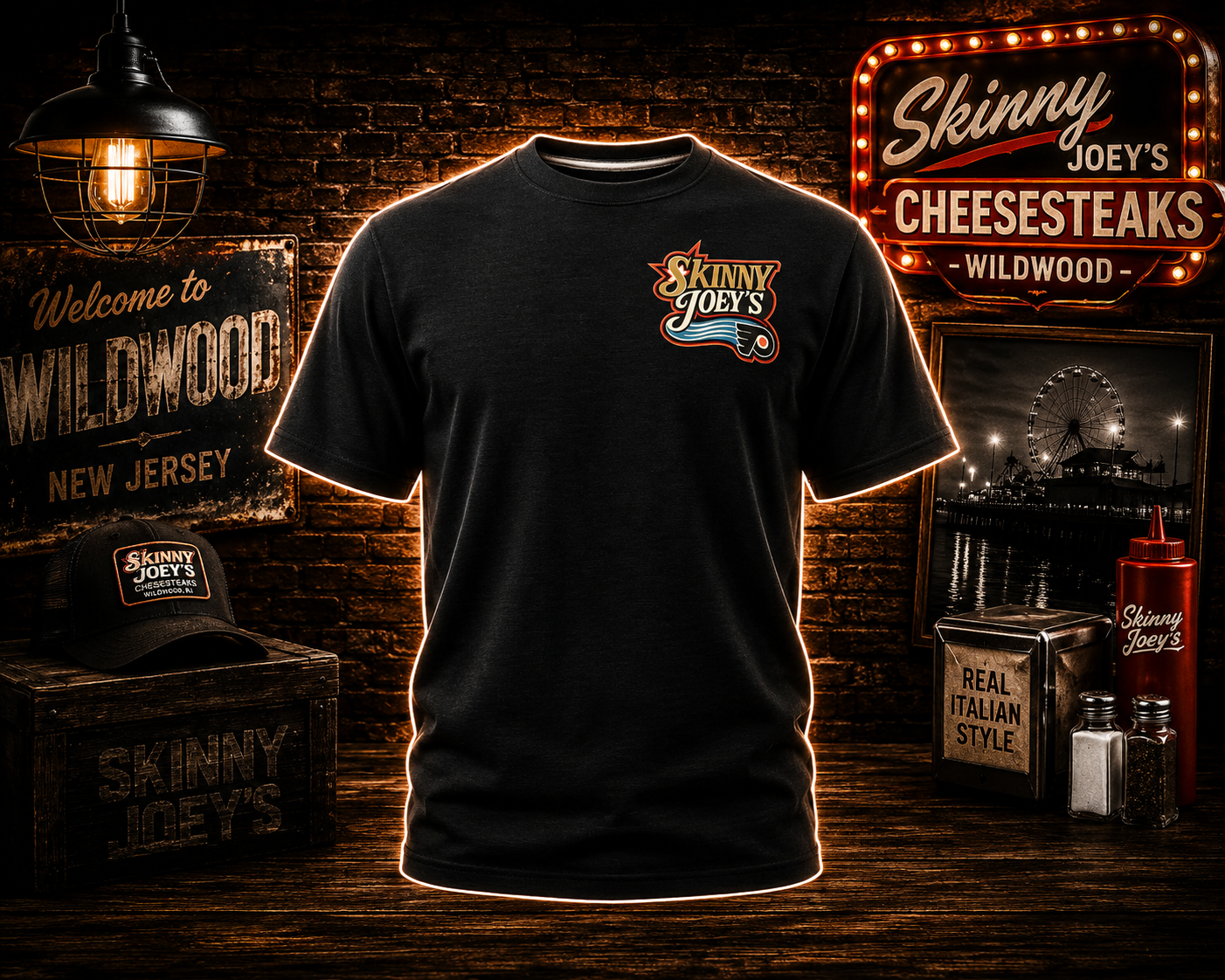 Limited Drop: Skinny Joeys Playoff Hockey Unisex Cut & Sew Tee (AOP)