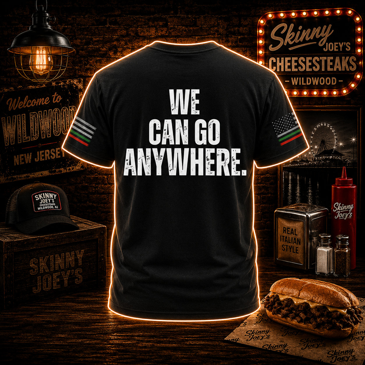 Skinny Joey’s Signature Script Athletic Tee