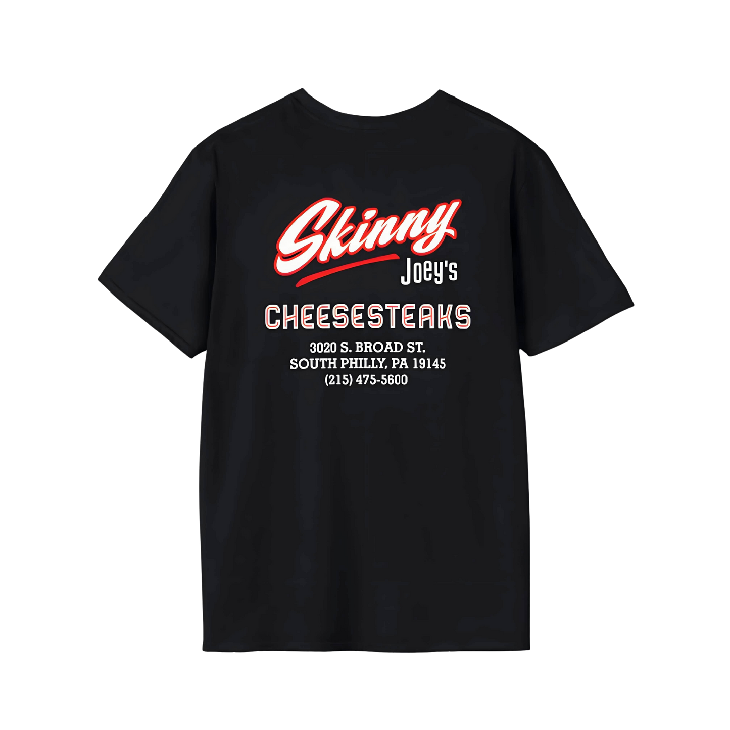 Skinny Joey Cheesesteaks Official Philly Merch Tee Shirt