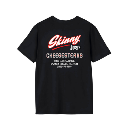 Skinny Joey Cheesesteaks Official Philly Merch Tee Shirt