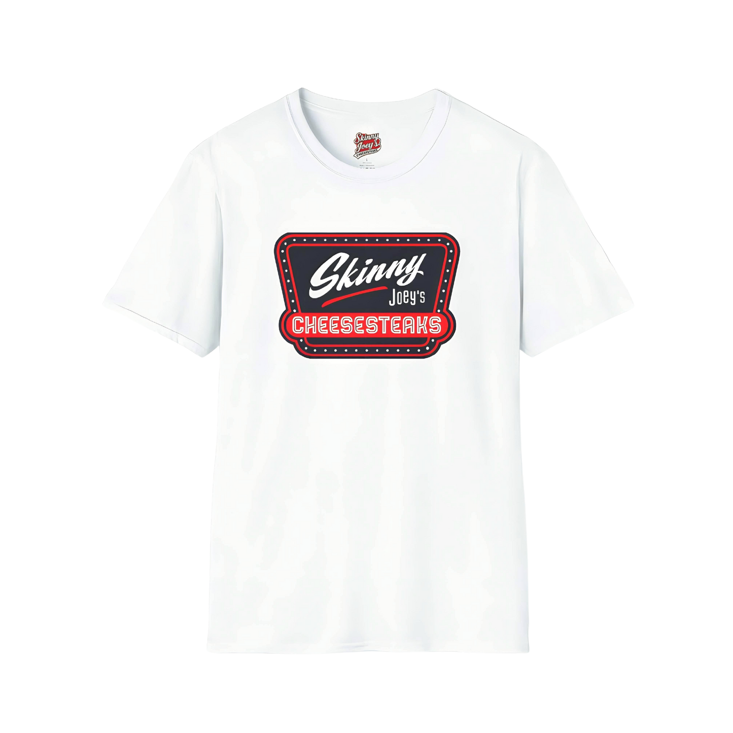 Skinny Joey Cheesesteaks Official Philly Merch Tee Shirt