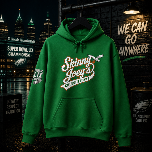 Kelly Green Hoodie | Skinny Joeys Pullover (3XL - 5XL)