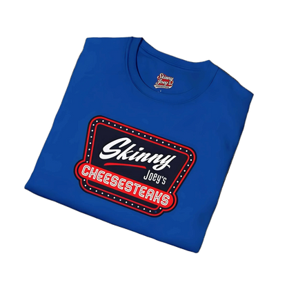 Skinny Joey Cheesesteaks Official Philly Merch Tee Shirt