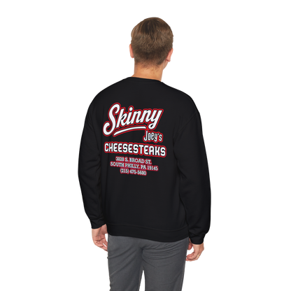 Skinny Joey’s Cheesesteaks Unisex Crewneck Sweatshirt | South Philly 3020 S. Broad St.