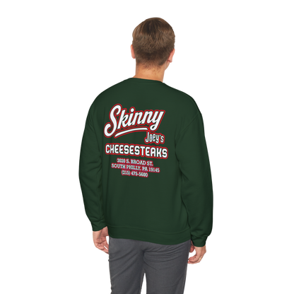 Skinny Joey’s Cheesesteaks Unisex Crewneck Sweatshirt | South Philly 3020 S. Broad St.