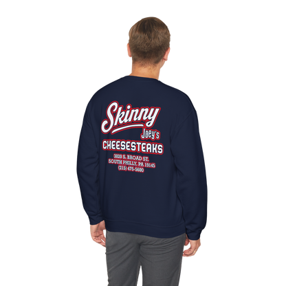 Skinny Joey’s Cheesesteaks Unisex Crewneck Sweatshirt | South Philly 3020 S. Broad St.
