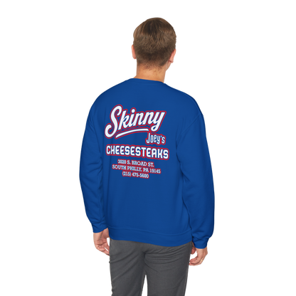 Skinny Joey’s Cheesesteaks Unisex Crewneck Sweatshirt | South Philly 3020 S. Broad St.