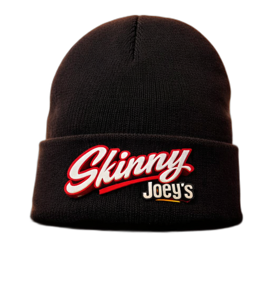 Embroidered 'Skinny' Knit Beanie Winter