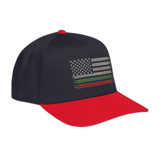 Embroidered Italian American Trucker Hat