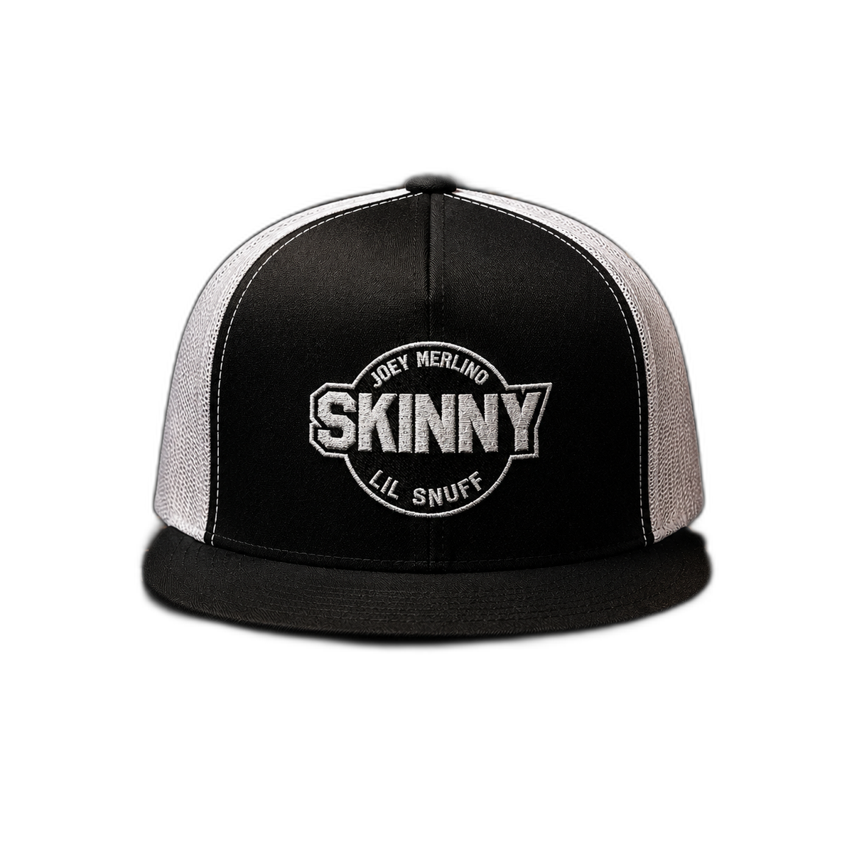Skinny vintage logo trucker cap, main product photo, Joseph Merlino Philadelphia merch