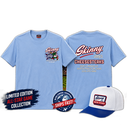 2026 MLB All Star Edition Philly x Skinny Joey’s  T-Shirt | Worldwide Delivery