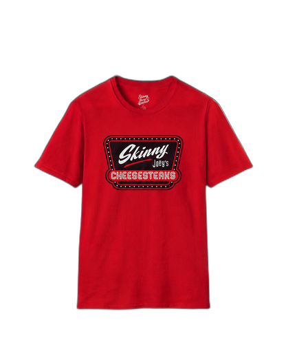 Skinny Joey's Cheesesteaks official Philly tee, Philly crime family culture apparel
