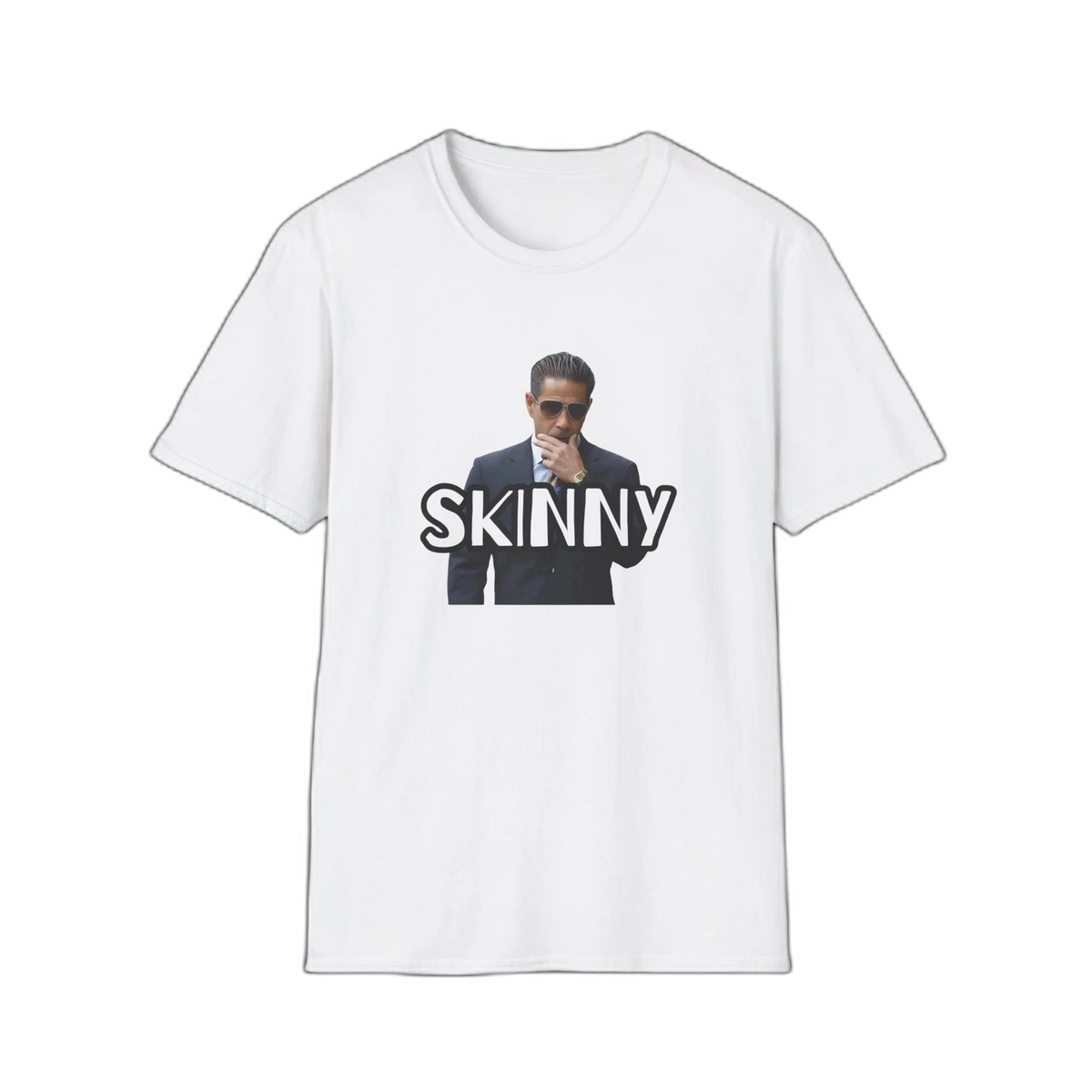 Joey Merlino Statement graphic tee, main product photo, Skinny Joey Merlino Philly mob merch