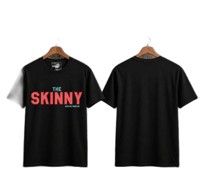 The Skinny neon sign graphic tee, main product photo, Joseph Merlino Philadelphia merch