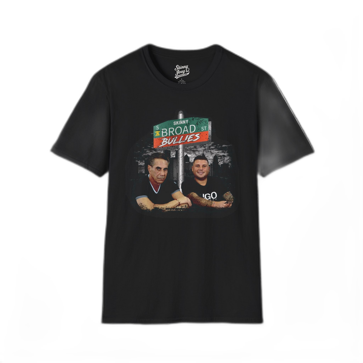 Broad Street Bullies graphic tee, main product photo, The Skinny with Joey Merlino podcast merch