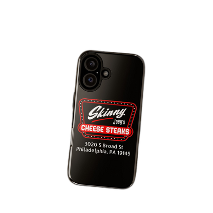 Skinny Joey's Cheese Steaks tough phone case, main product photo, The Skinny with Joey Merlino podcast merch