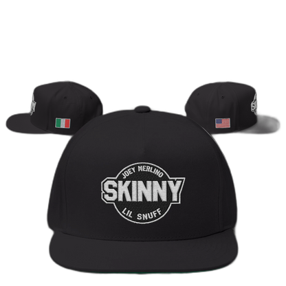Skinny Embroidered Italy U.S.A Hat