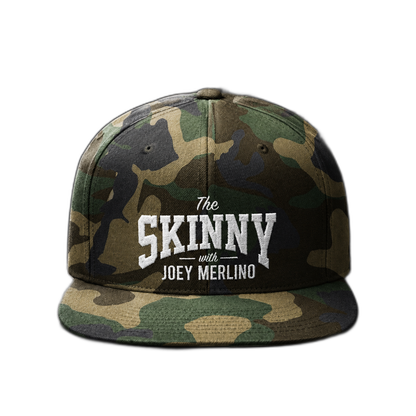 The Skinny with Joey Merlino embroidered cap, main product photo, The Skinny Podcast with Joey Merlino & Lil Snuff merch