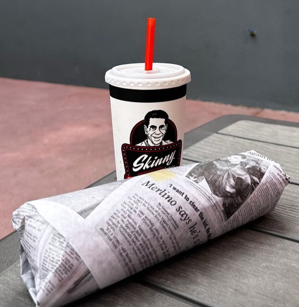 Chicken cheesesteak made fresh at Skinny Joey's Cheesesteaks in South Philly