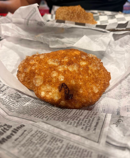 Inside Out panzerotti pizza on the Skinny Joey's Cheesesteaks menu