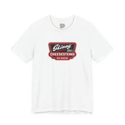 Official Wildwood tee in white, Skinny Joey's merch